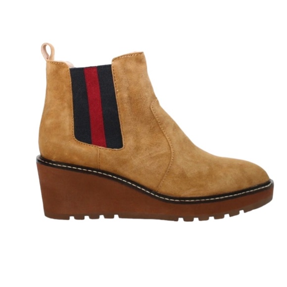 Cecelia New York Gemma Suede Boots In Camel. NIB. Sz 6.5, 8.5, 9 - Picture 5 of 15